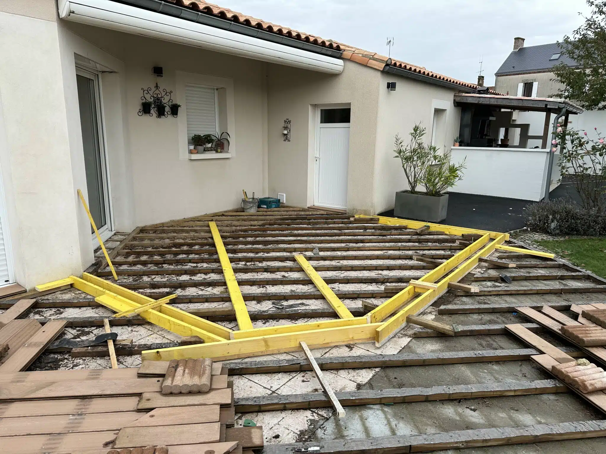 pose de veranda chauche